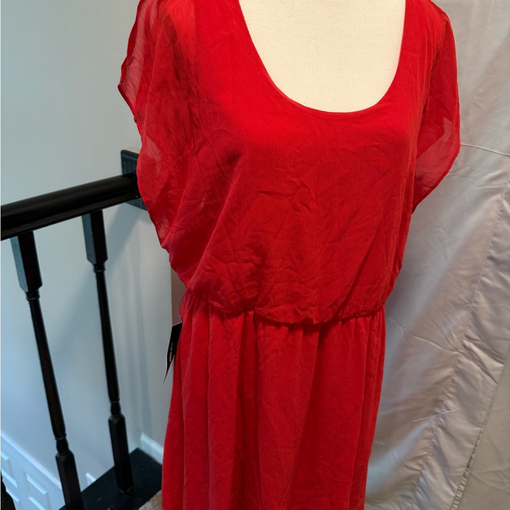 The Limited Outback Red Vibrant Mini Dress